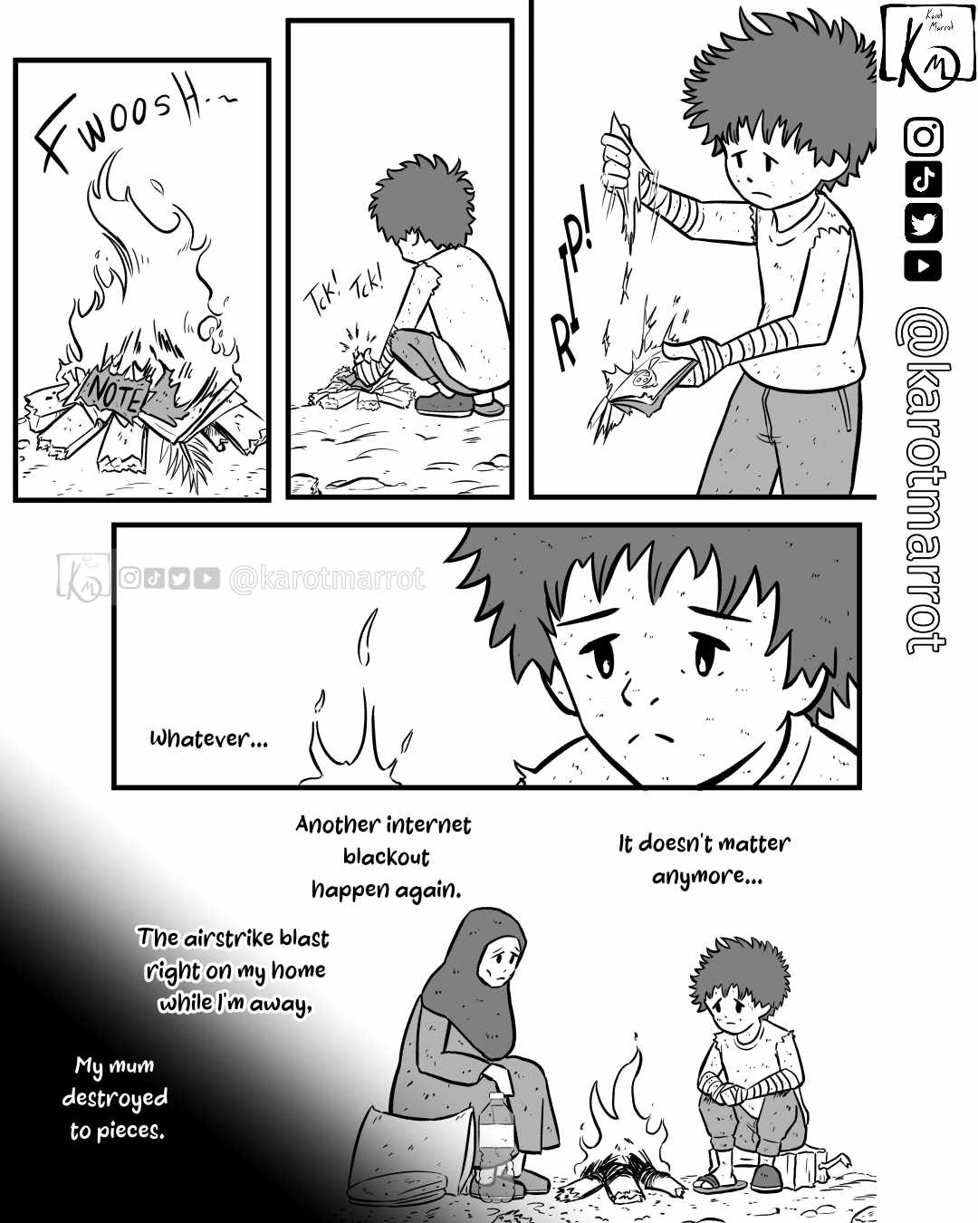 This boy from Gaza makes manga Chapter 0 16